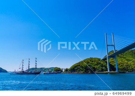 長崎帆船まつり　入港パレード　【長崎市】 64969499