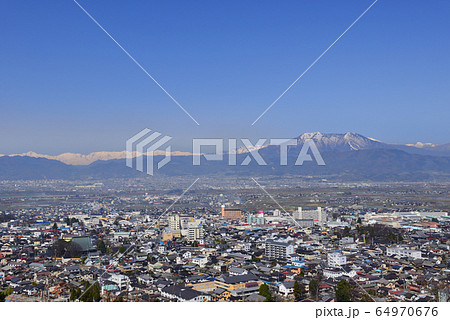 長野県須坂市　俯瞰 64970676