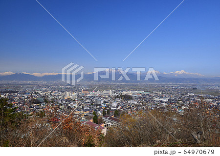 長野県須坂市　俯瞰 64970679