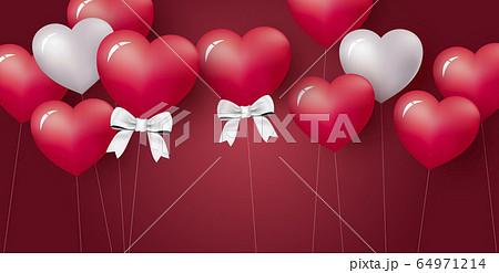 Love concept design of heart balloon Love concept design of heart balloon 64971214