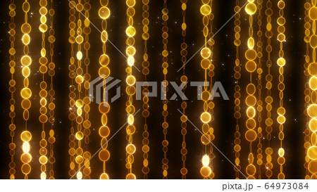 ライン サークル キラキラ イルミネーション 3d イラスト 背景 バックグラウンドのイラスト素材