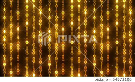 ライン サークル キラキラ イルミネーション 3d イラスト 背景 バックグラウンドのイラスト素材