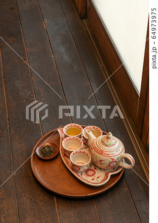 中国茶 　Chinese tea set of beauty and health 64973975