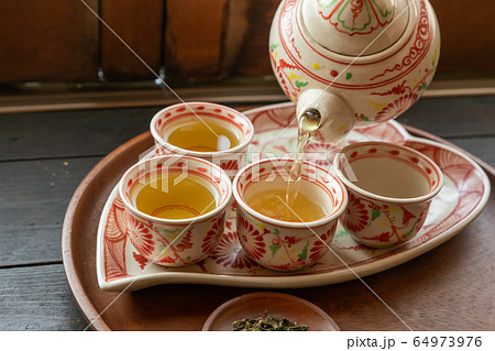 中国茶 　Chinese tea set of beauty and health 64973976