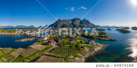 Henningsvaer Lofoten is an archipelago in the 64974168