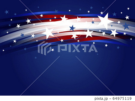 Abstract USA background design of line gradient 64975119