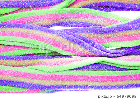 color candy strings as texture 64979098