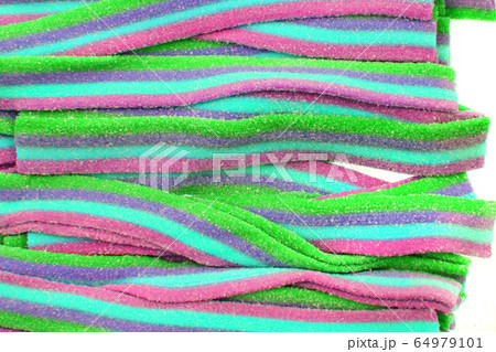 color candy strings as texture 64979101