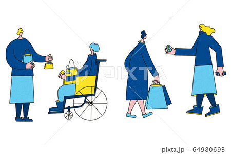 Online shop. Smm concept. Vector sale scene. Online shop. Smm concept. Vector sale scene. 64980693