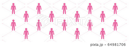 Social distancing set of icons 64981706