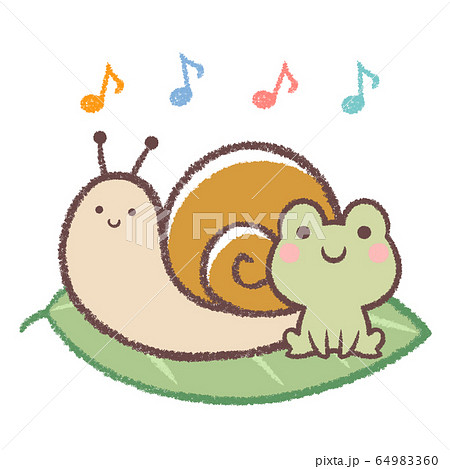 カエルとカタツムリ歌う 64983360