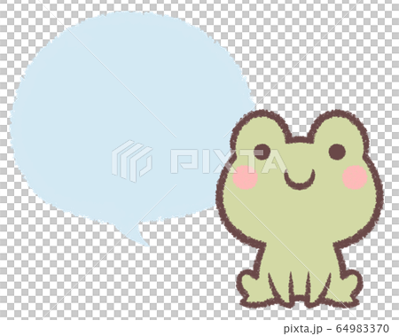 Frog speech bubble Frog speech bubble 64983370