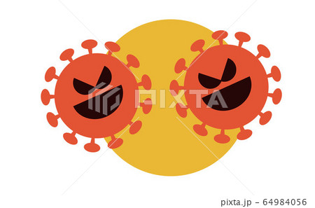 コロナウィルスアイコンベクター画像 64984056
