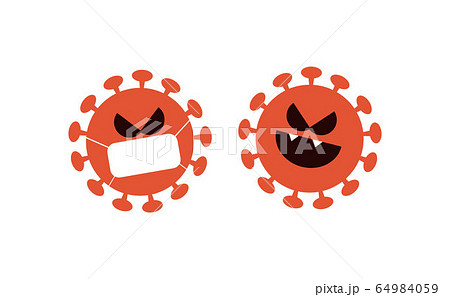 コロナウィルスアイコンベクター画像 64984059