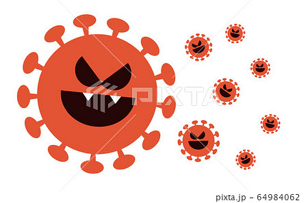 コロナウィルスアイコンベクター画像 64984062