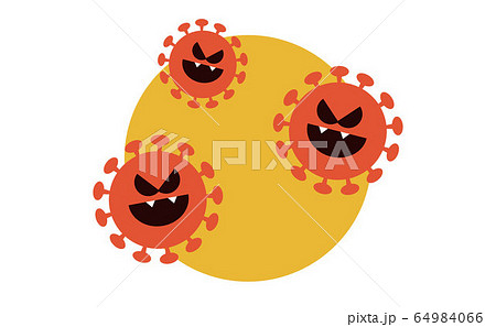 コロナウィルスアイコンベクター画像 64984066