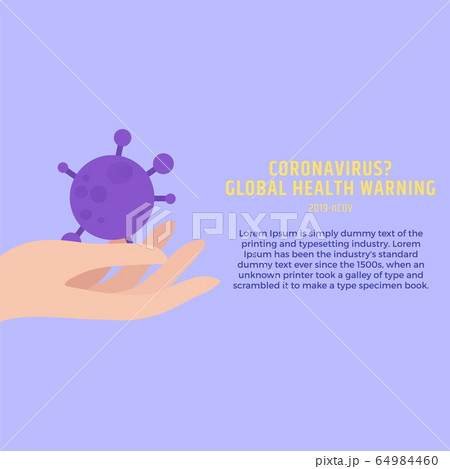 Corovavirus information poster Corovavirus information poster 64984460