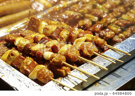 韓国の屋台 焼き鳥トッポギ 韓国料理 韓国の屋台 焼き鳥トッポギ 韓国料理 64984800