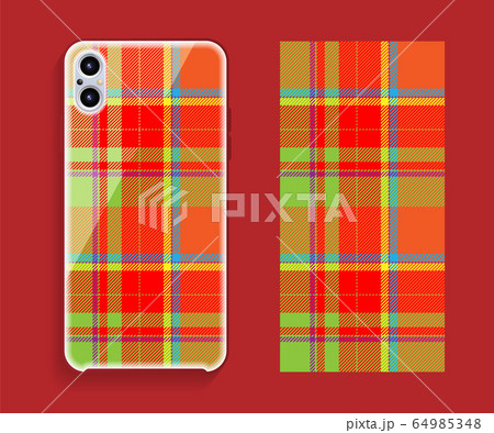 Smartphone cover design vector mockup. Template Smartphone cover design vector mockup. Template 64985348