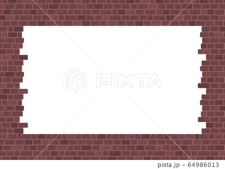 レンガの背景のイラスト素材