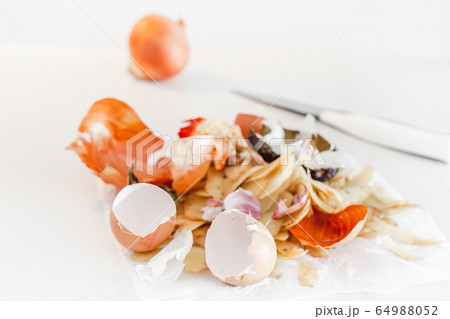 Organic cooking food waste ready to composting Organic cooking food waste ready to composting 64988052