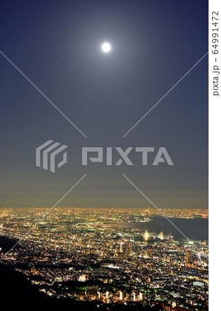 摩耶山からの夜景 摩耶山からの夜景 64991472