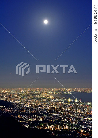 摩耶山からの夜景 64991477