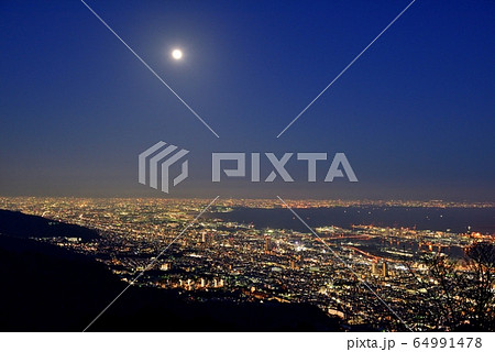 摩耶山からの夜景 摩耶山からの夜景 64991478