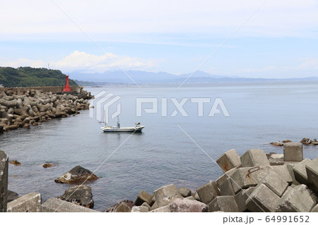 真鶴 琴が浜 風景 64991652