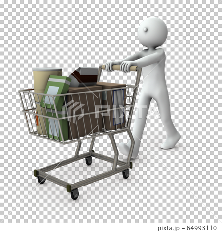 購買大量儲藏食物的人 購買大量儲藏食物的人 64993110