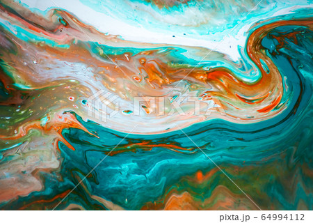 Fluid Art. Abstract colorful background, wallpaper. Mixing paints. Fluid Art. Abstract colorful background, wallpaper. Mixing paints. 64994112
