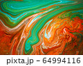 Fluid Art. Abstract colorful background, wallpaper. Mixing paints. 64994116
