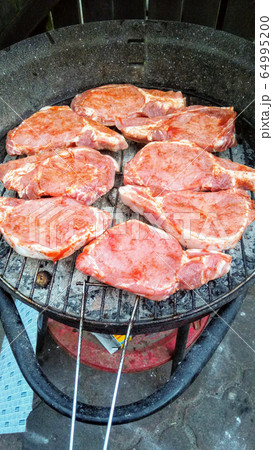 Fresh meat grilled pork Fresh meat grilled pork 64995200