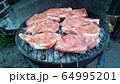 Fresh meat grilled pork 64995201