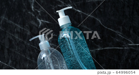 Alcohol Gel Hand Sanitizer on table background Alcohol Gel Hand Sanitizer on table background 64996054