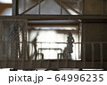 家　模型　女性一人 64996235