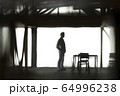 家　模型　男性一人 64996238