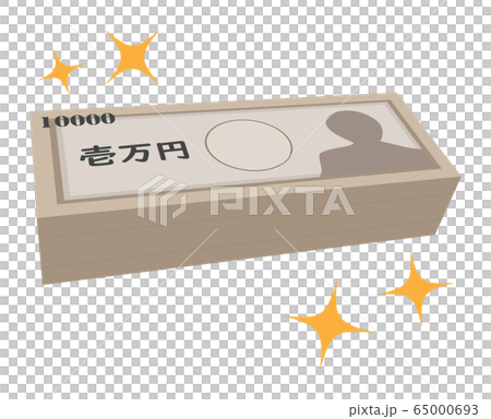Vector illustration of a thick wad of glitter 65000693