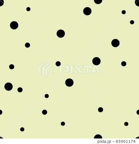 Dotted seamless pattern. Black Polka Dot on beige background Background. Vector illustration. Monochrome minimalist graphic design. Wallpaper, furniture fabric, textile Dotted seamless pattern. Black Polka Dot on beige background Background. Vector illustration. Monochrome minimalist graphic design. Wallpaper, furniture fabric, textile 65001174