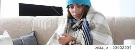 Lady on sick leave 65002654