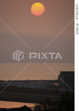 荒尾市 四山神社 夕景、 荒尾市 四山神社 夕景、 65002887