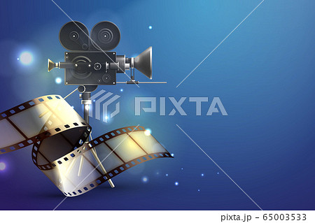 Camera Reel Realistic Composition 65003533