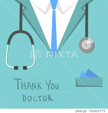 Doctor or nurse with a hearing aid - stethoscope 65003775