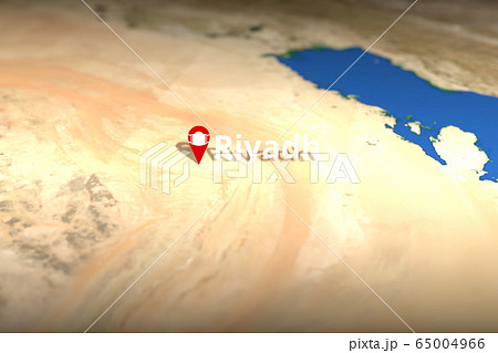 Riyadh, Saudi arabia red city geotag with face mask, COVID-19 coronavirus disease self-isolation related 3D rendering Riyadh, Saudi arabia red city geotag with face mask, COVID-19 coronavirus disease self-isolation related 3D rendering 65004966