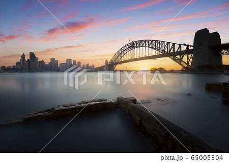 Sydney view at sunset, New south wales, Australia Sydney view at sunset, New south wales, Australia 65005304