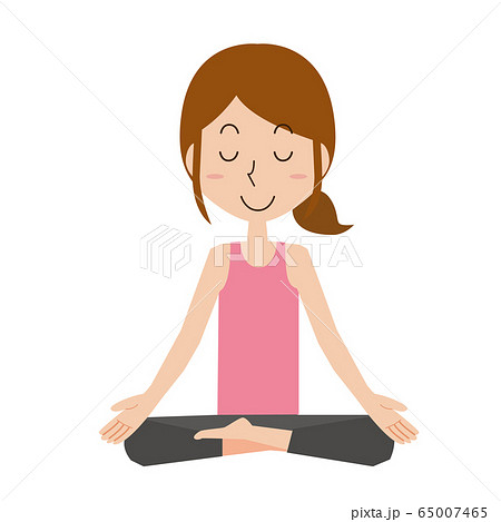 ヨガ ポーズ エクササイズ 女性 ヨガ ポーズ エクササイズ 女性 65007465