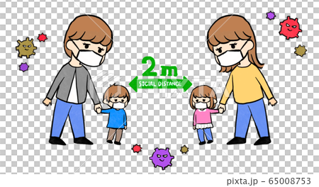 父母與子女之間的社交距離和病毒 65008753