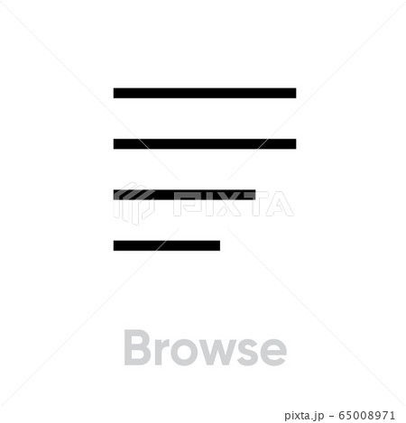 Browse icon. Editable Vector Outline. 65008971