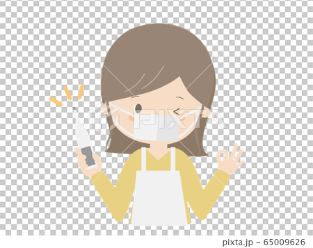 体温計を持っている女の子 65009626