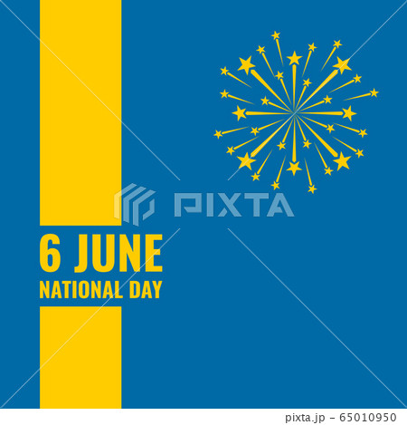 sweden national day greetings card 65010950